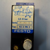 Пневматичен клапан Festo VZ-3-PK-3 5755 time delay valve, снимка 2 - Резервни части за машини - 38499885