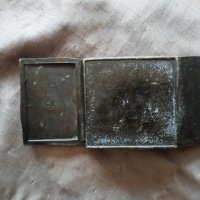 стар метален пепелник, снимка 3 - Антикварни и старинни предмети - 30105711
