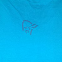Norrona Cotton Logo T-Shirt (L) спортна тениска, снимка 6 - Тениски - 40072549