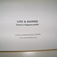 "Love and Madness" книга на художничката Занара, снимка 2 - Художествена литература - 37634381