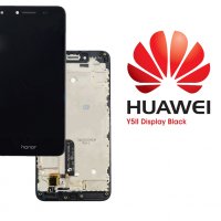 Нов оригинален дисплей за Huawei Y5 II (4G -2016) BLACK LCD + Touch, снимка 1 - Резервни части за телефони - 30961731