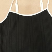 Черна боди с тънка бяла презрамка - секси модел, снимка 5 - Корсети, бюстиета, топове - 39217771