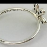 Pandora оригинален сребърен пръстен/ 52 размер /17/18 разпродава 1/4 цена, снимка 5 - Пръстени - 38561927