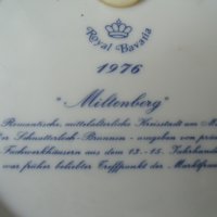 № 6952 стара порцеланова чиния / пано Royal Bavaria 1976   , снимка 5 - Други ценни предмети - 40473693