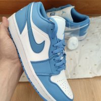 Nike Air Jordan 1 High Blue Chill Нови Оригинални Кецове 43 размер Обувки Номер 43 Маратонки Нови, снимка 16 - Кецове - 37551209