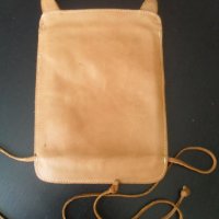 Чанта за носене на пари и документи до тялото -кожа, ръчна изработка- НОВА, снимка 5 - Чанти - 36771692