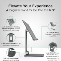 Магнитна стойка MagSafe за таблет iPad Pro 12.9, (AMS-STAND13), снимка 2 - Таблети - 44433629