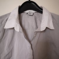Нова - 60% H&M сива вталена риза с дълъг ръкав36 S номер, снимка 3 - Ризи - 30139744