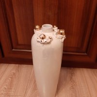 Керамична  ваза  ръчна изработка., снимка 4 - Вази - 35558929
