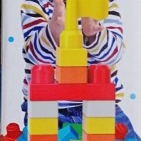 Пластмасов детски конструктор"Mega Bloks"небостъргач-100 елемента, снимка 1 - Образователни игри - 38928183