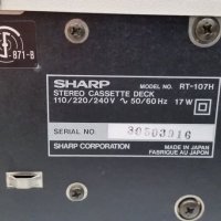 Ресивър Sharp SA-107H, Дек Sharp RT-107H, снимка 6 - Ресийвъри, усилватели, смесителни пултове - 30335609