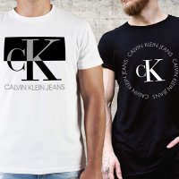  Мъжка тениска CALVIN KLEIN Принт Различни модели, снимка 2 - Тениски - 28387310