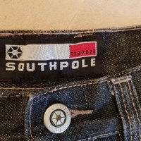 Vintage 90s SOUTH POLE Denim Jeans Hip Hop Embroidered, снимка 6 - Дънки - 35331590