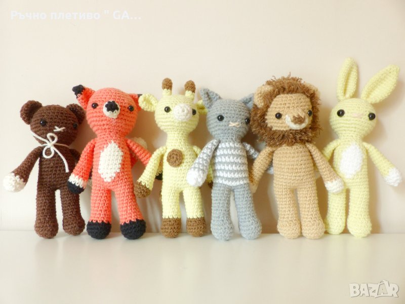 Ръчно плетени малки животинки, амигуруми играчки, снимка 1