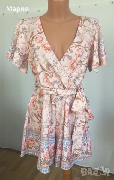 SHEIN С размер Нов Дамски Гащеризон Розор на Нежни Цветя Шейн , снимка 1