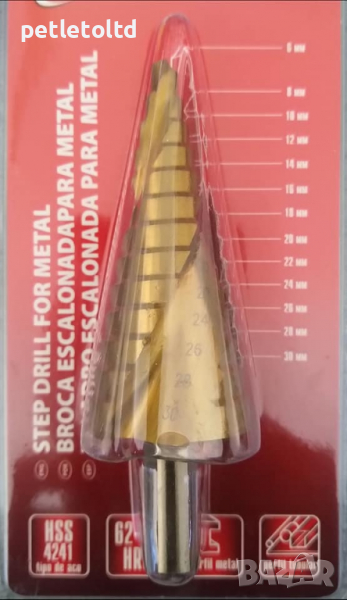 Стъпално свредло ( 6мм - 30мм ), снимка 1