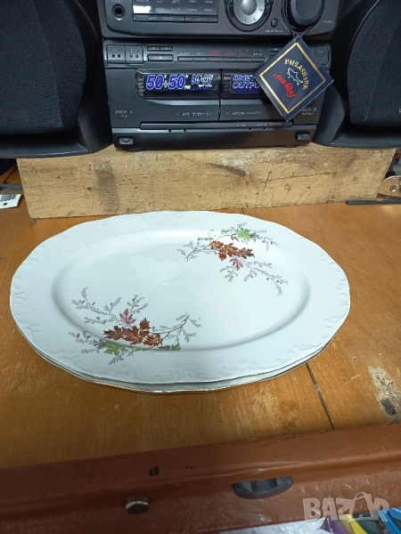 Плато с златен кант, снимка 1