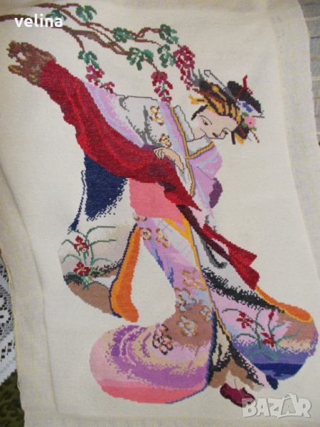 Гоблен Японска гейша, снимка 1