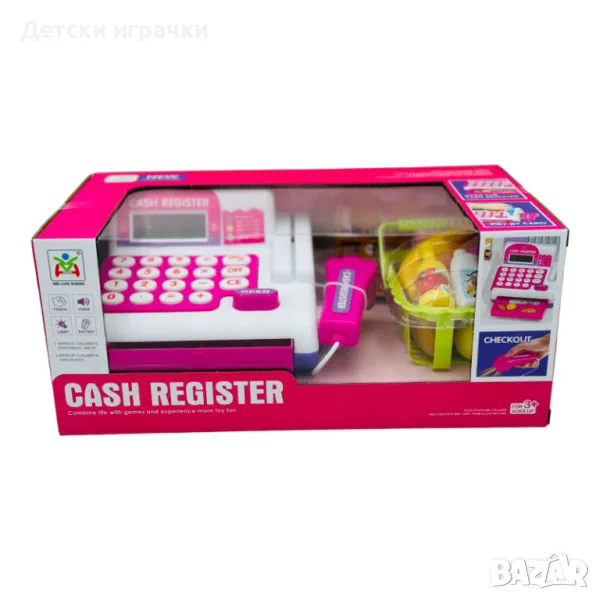 Детски касов апарат със светлини и звуци, снимка 1