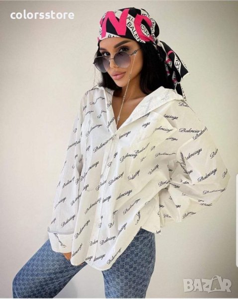 Бяла риза Balenciaga кодVL30H, снимка 1