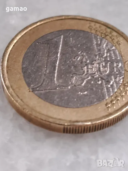 Рядка монета от 1 евро, снимка 1