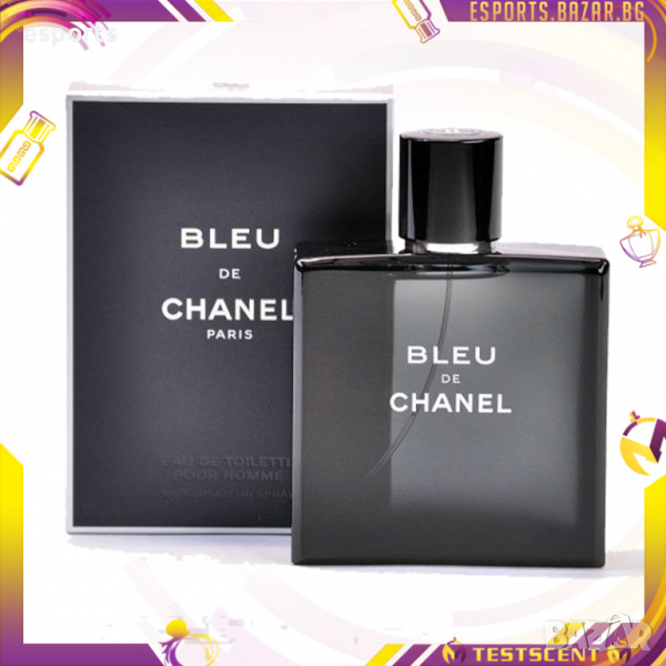 Bleu de Chanel EDT Тоалетна вода EDT 100ml автентичен мъжки парфюм б.о., снимка 1