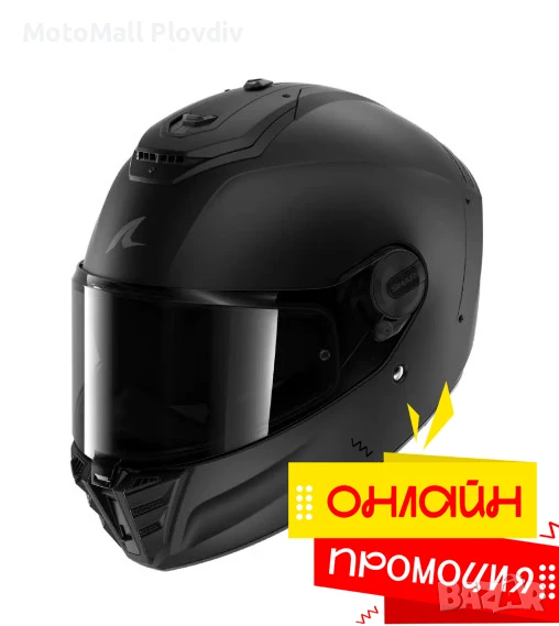 Shark Каска Spartan RS Dark Shadow Mat, снимка 1