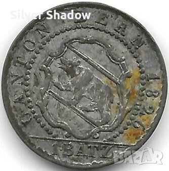 Монета Швейцария 1 Батцен 1826 г. Кантон Берн / 2, снимка 1