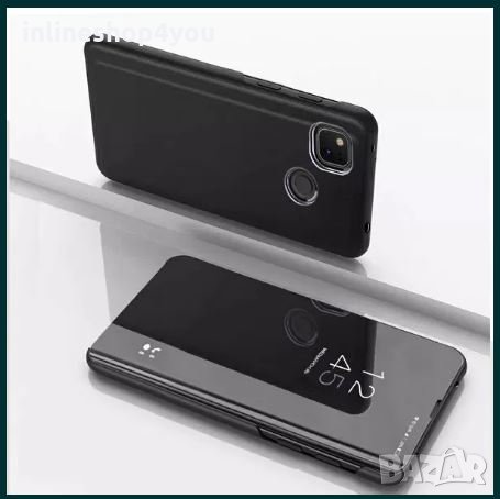 Огледален Калъф Тип Тефтер за Xiaomi Redmi 9C NFC / 360 Смарт, снимка 1