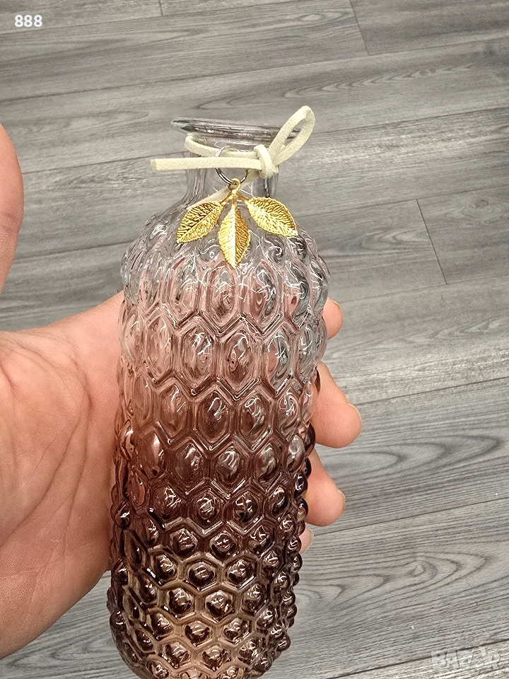 стъклени свещници , снимка 1