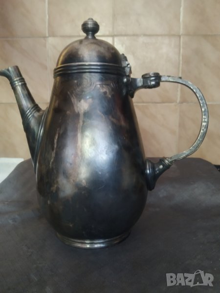 стара посребрена кана арт деко, снимка 1