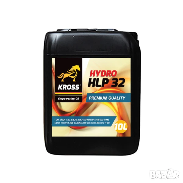 Хидравлично масло KROSS HYDRO HLP 32 10л, снимка 1