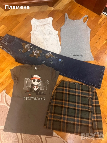 Комплект дрехи за дама хс с или дете 13-14 год , снимка 1