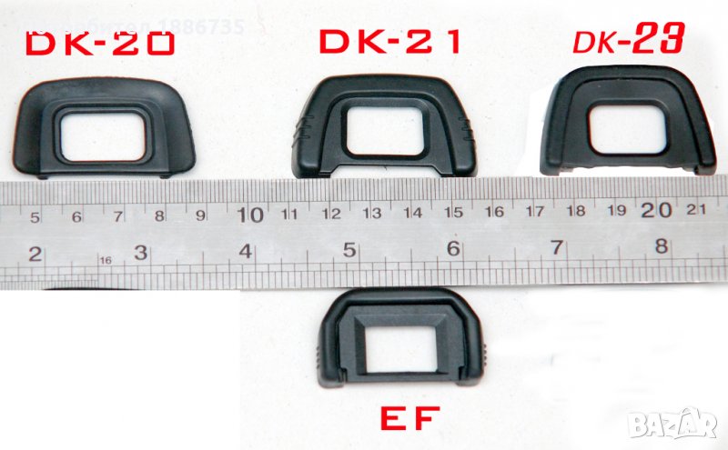 Капаче за окуляр за Canon и Nikon, снимка 1