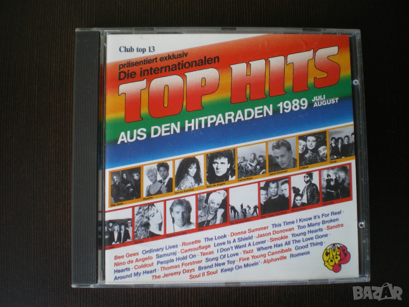 Club Top 13 - Die Internationalen Top Hits - Juli/August '89, снимка 1
