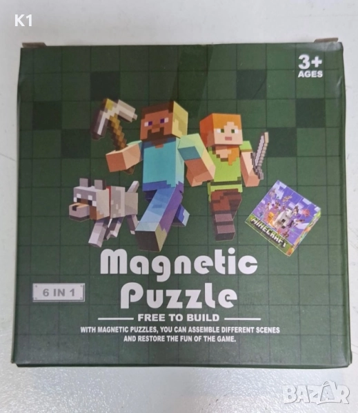 Магнитни конструктори Майнкрафт, Minecraft опаковани в луксозна кутия, снимка 1