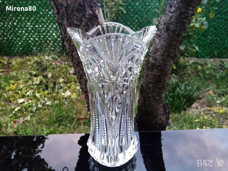 Голяма кристална ваза, снимка 1
