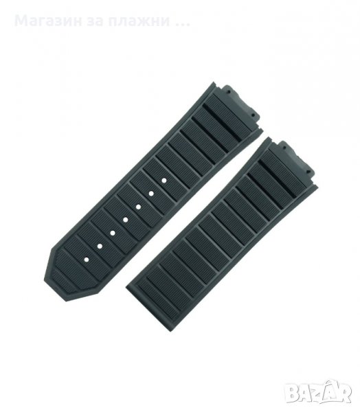 КАУЧУКОВА КАИШКА ЗА ЧАСОВНИК HUBLOT - ОРЕБРЕНА - код 0614, снимка 1