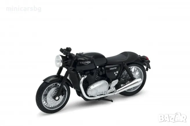 1:18 Метални мотори: TRIUMPH THRUXTON - Welly, снимка 1
