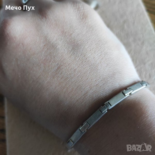 Сребърна гривна (143), снимка 1