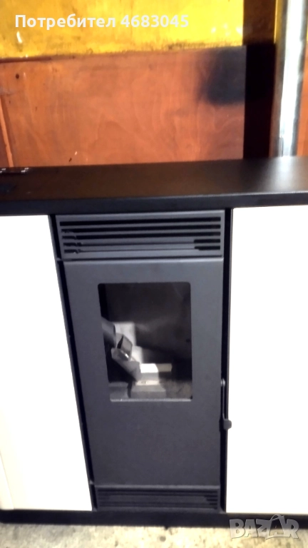 Пелетна суха камина Aurora Slim 11kw, снимка 1