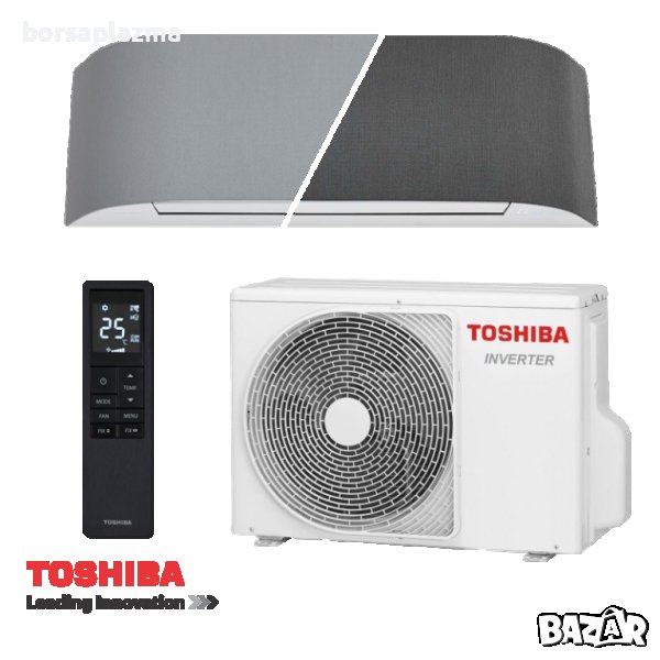 Инверторен климатик Toshiba Haori RAS-B13N4KVRG-E / RAS-13J2AVSG-E1, снимка 1