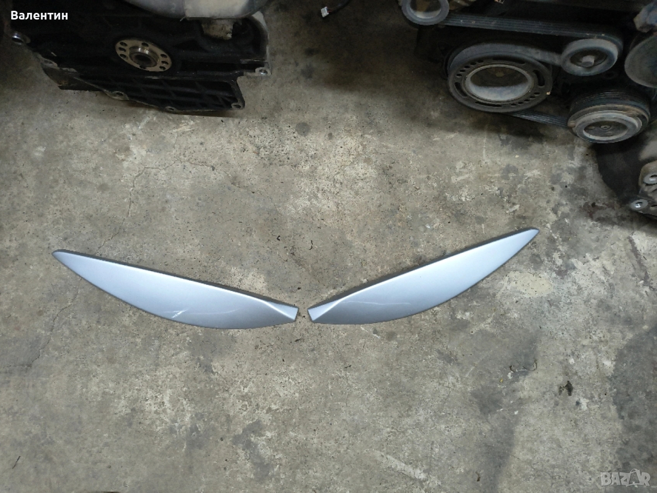 Вежди за Фарове Opel Astra H, снимка 1