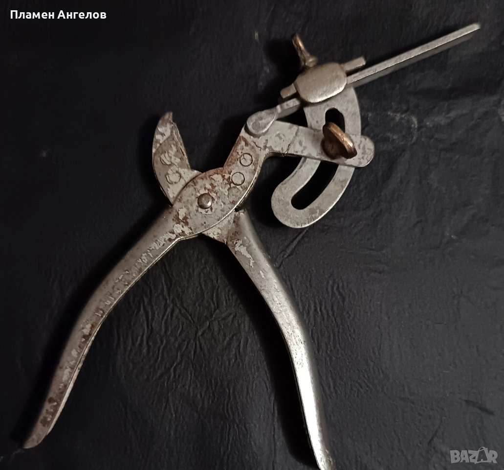 Стари клещи (ножици) за чапраз. , снимка 1