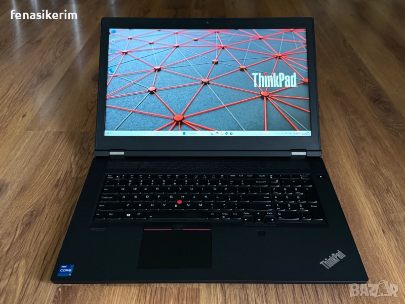 17.3' FHD IPS Core i7-11800H Lenovo ThinkPad P17 Gen 2 32GB DDR4/1000GB NVMe/Nvidia RTX A2000, снимка 1