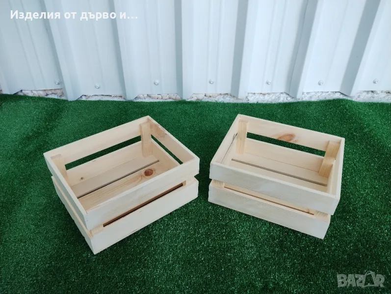 дървени щайги декоративни касетки по поръчка , снимка 1