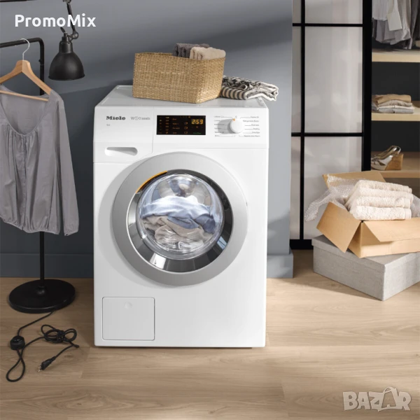 Пералня машина Miele WDB030 Eco W1 Classic 7кг  клас: А+++ 1400 оборота в минута Свободностояща , снимка 1