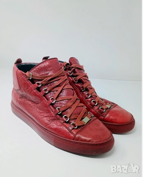 оригинални Balenciaga Arena High-Top  Burgandy Red номер 46 ,5 сникърси / маратонки / кецове , снимка 1