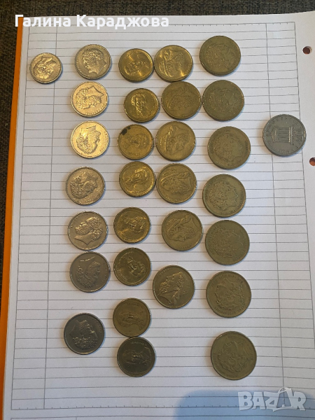 Стари монети от различни държави , снимка 1