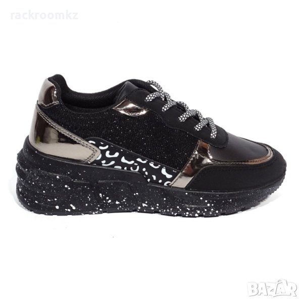 Дамски спортно елегантни маратонки модел: 014204 black, снимка 1